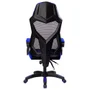 Cadeira De Escritório Fortt Verona, Até 120KG, Com Rodinhas, Encosto Em Tela Mesh, Azul - Cegf01-A