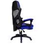 Cadeira De Escritório Fortt Verona, Até 120KG, Com Rodinhas, Encosto Em Tela Mesh, Azul - Cegf01-A
