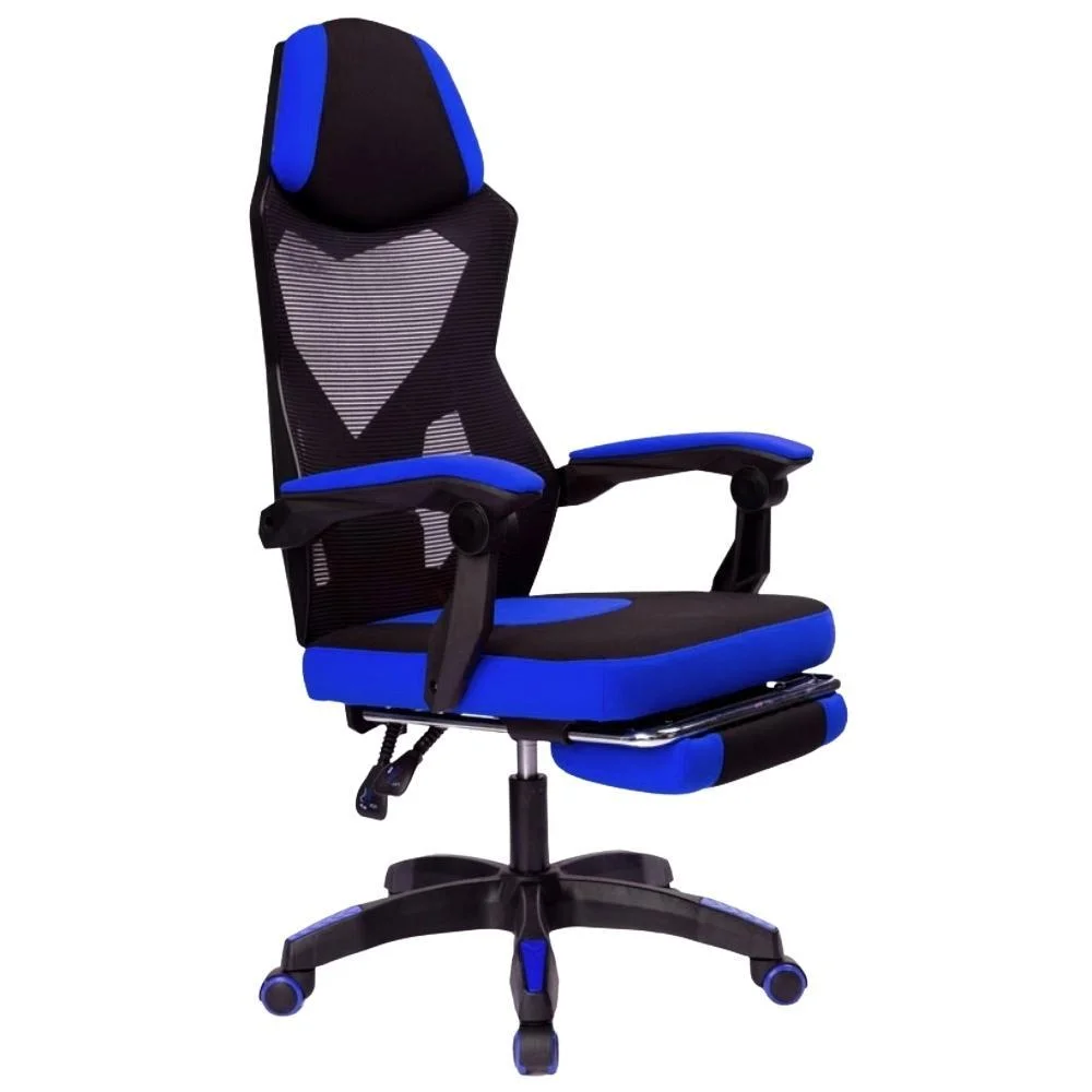 Cadeira De Escritório Fortt Verona, Até 120KG, Com Rodinhas, Encosto Em Tela Mesh, Azul - Cegf01-A Cadeira De Escritório Fortt Verona, Até 120KG, Com Rodinhas, Encosto Em Tela Mesh, Azul - Cegf01-A