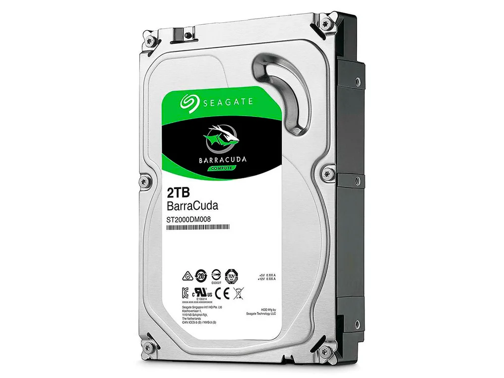 Seagate Barracuda ST8000DM004 8TB ② HD 2TB Seagate Barracuda KaBuM