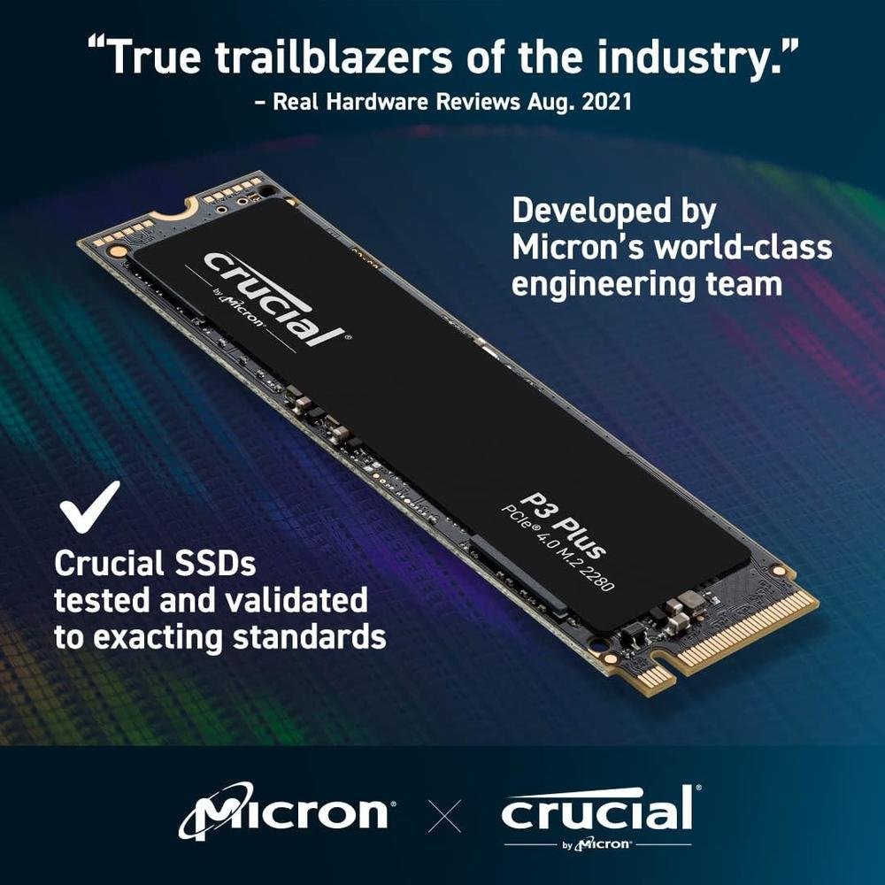 SSD Crucial P3 Plus 4TB Nvme 2280 KaBuM