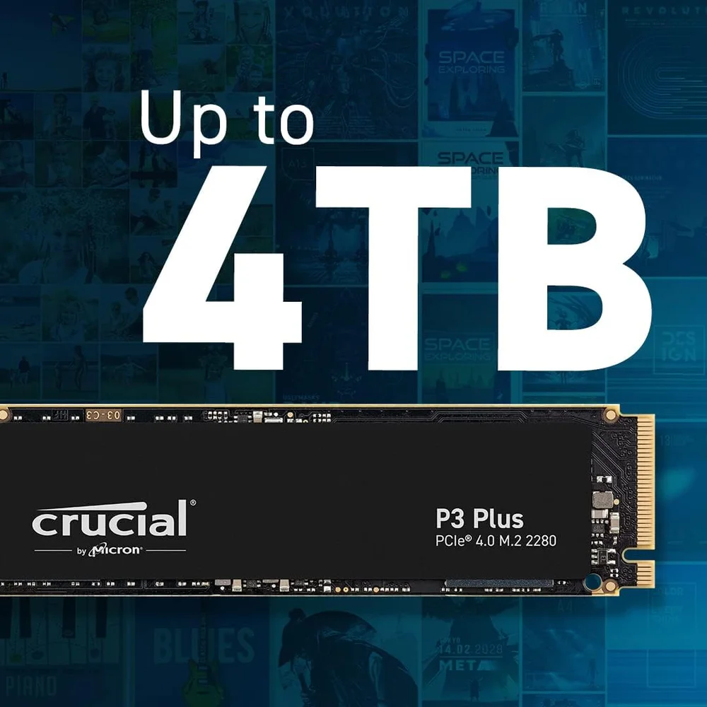 SSD Crucial P3 Plus 4TB Nvme 2280 KaBuM