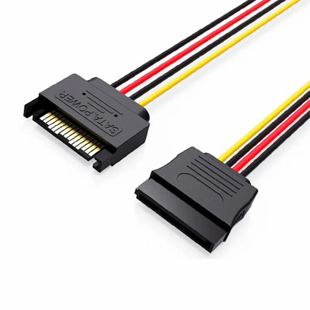 Imagem 4 de 5 do produto Cabo Adaptador Energia/Alimentação SATA, Para Dual SATA, 15 Pinos, Divisor Y