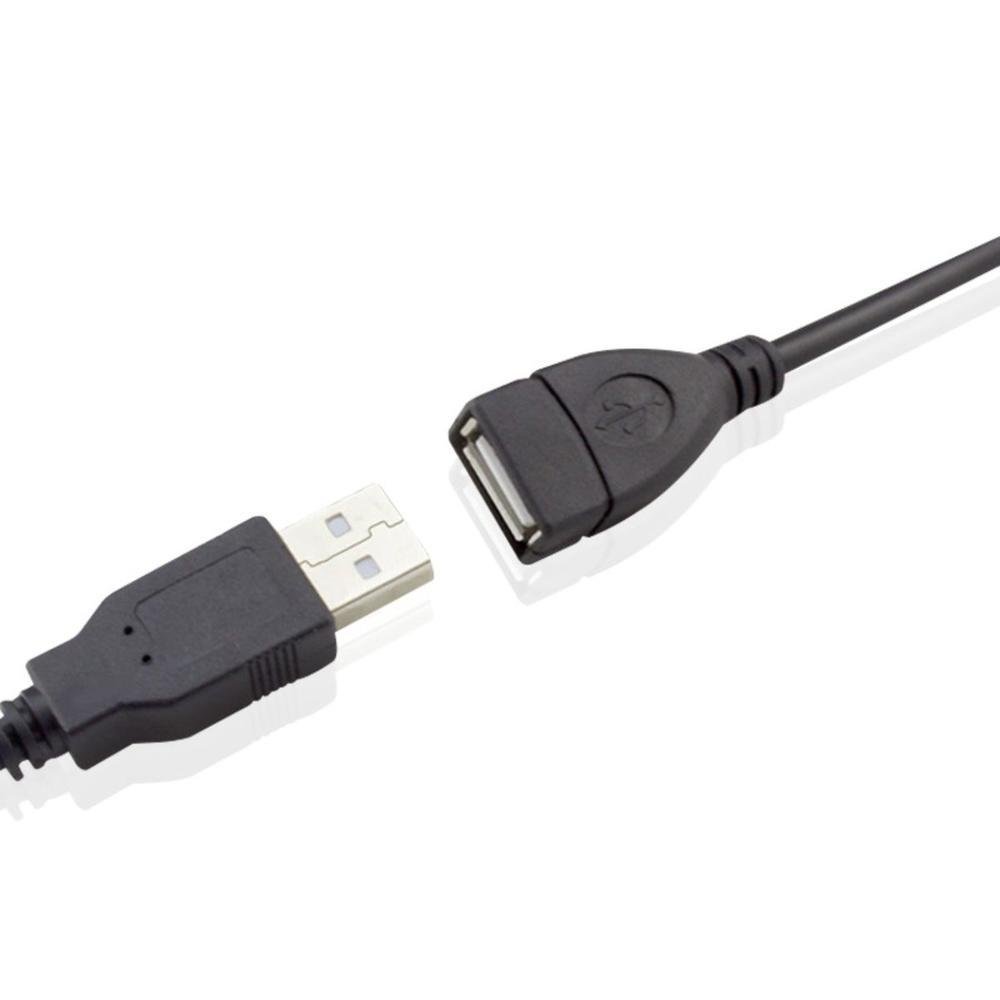 Imagem 3 de 5 do produto Cabo Fio Extensor USB 2.0 De 3.0m 3 Metros, Com Filtro,preto