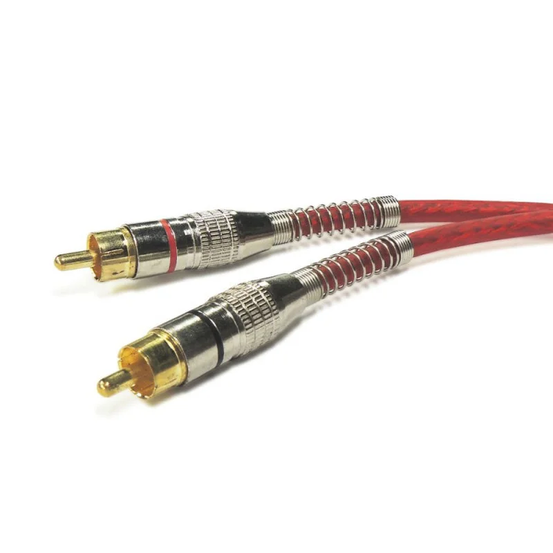Imagem 3 de 5 do produto Cabo Rca Technoise, 2m/1f,Series 400p, Vermelho