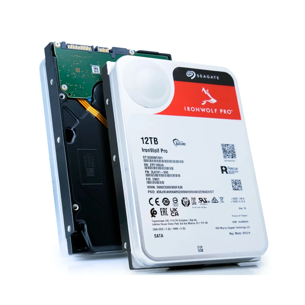 HD Seagate Ironwolf Pro, 12TB, NAS, 7200RPM, 256MB, 3.5 Pol, SATA 6 - ST12000NT001 HD Seagate Ironwolf Pro, 12TB, NAS, 7200RPM, 256MB, 3.5 Pol, SATA 6 - ST12000NT001