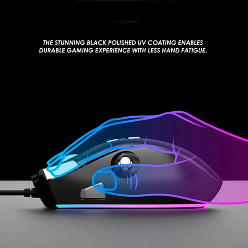 Imagem 2 de 5 do produto Mouse Gamer Gm200 Com Joystick Usb Rgb 2000dpi - Gamesir