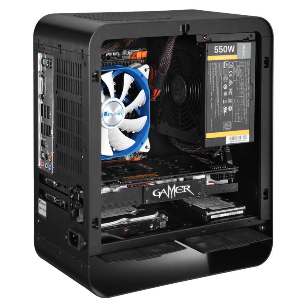 Imagem 4 de 4 do produto Gabinete Mini ITX, Alumínio, Jonsbo, Umx1w - Preto