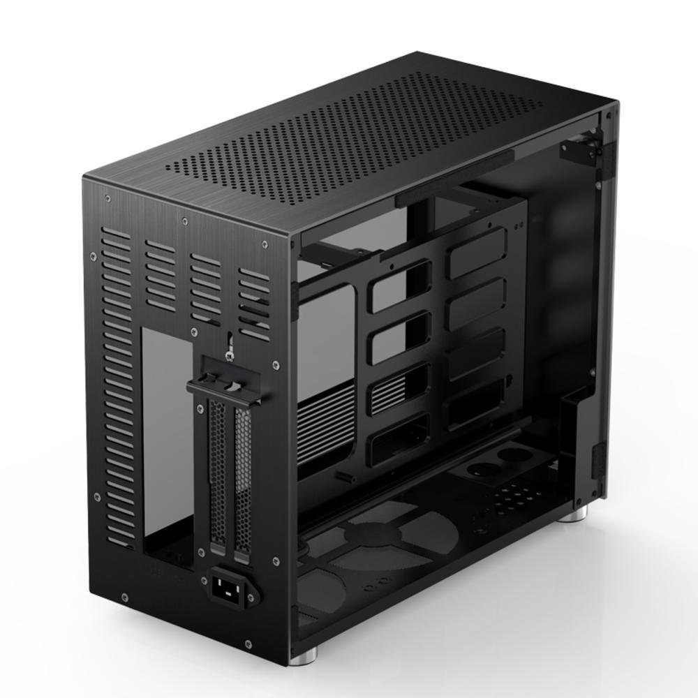 Imagem 5 de 5 do produto Gabinete Preto Mini ITX, Em Alumínio V10 - Jonsbo