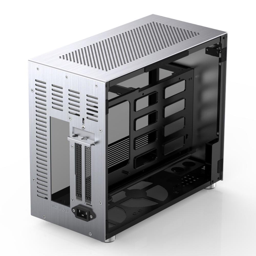 Imagem 3 de 5 do produto Gabinete Cinza Mini ITX Em Alumínio V10 - Jonsbo