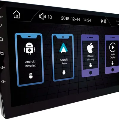 Central Multimidia Mp5 Rs908br Roadstar Car Play E Android Auto, 9 Polegadas, Capacitiva,Bluetooth,USB, Mp3 Fm Aux Mic 4x50, 7 Cores