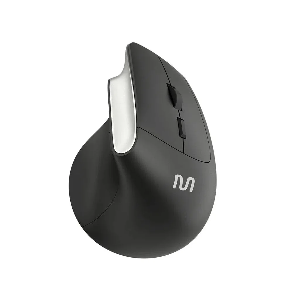 Mouse Sem Fio Vertical Clique Silencioso 1600dpi