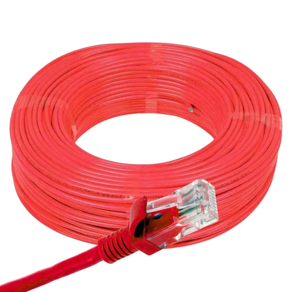 Imagem 5 de 5 do produto Cabo Patch Pluscable, Vermelho, 1.5m Pc-eth6u15rd - CAT6E