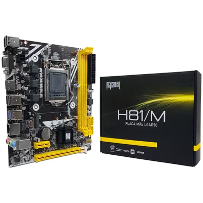 Placa Mãe Knup Revenger G-h81/m, Intel, 4ª Geração, DDR3, M.2 Nvme, Rede Gigabit, Micro ATX, LGA 1150