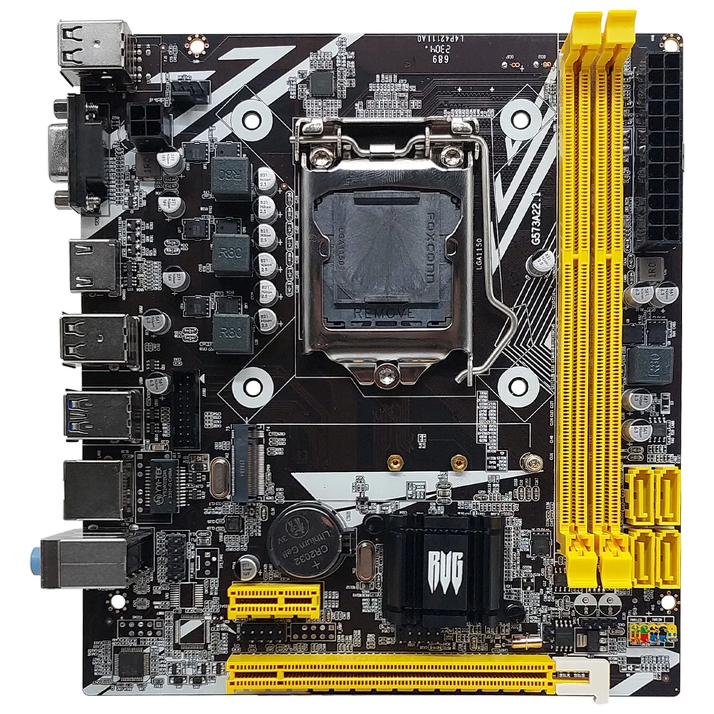 Imagem 3 de 5 do produto Placa Mãe Knup Revenger G-h81/m, Intel, 4ª Geração, DDR3, M.2 Nvme, Rede Gigabit, Micro ATX, LGA 1150