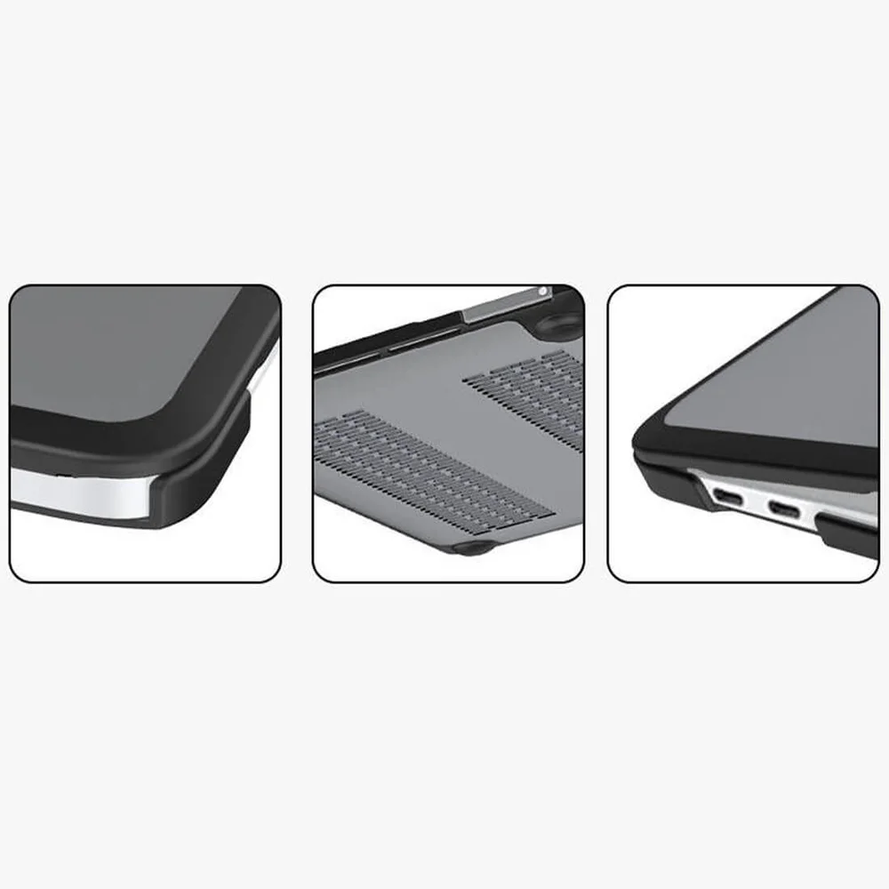 Capa Macbook Pro 133 A2338 Full Black KaBuM