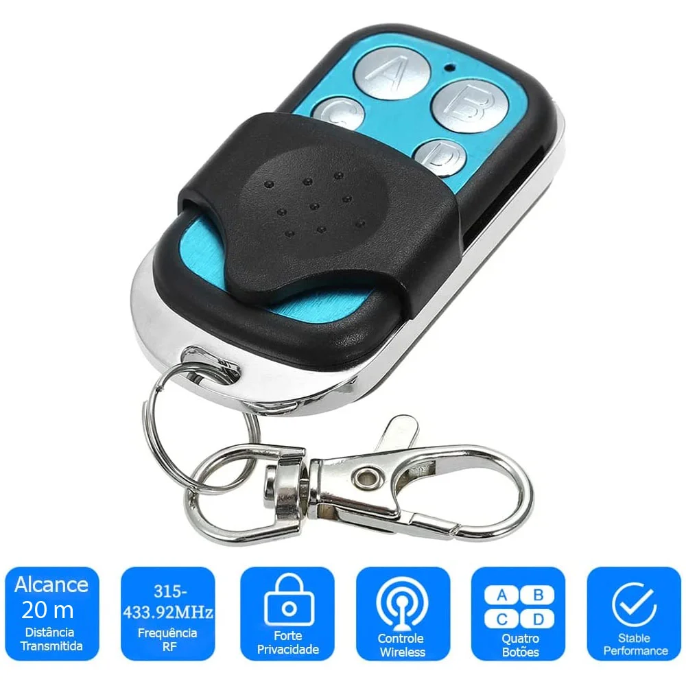 Imagem 4 de 5 do produto Controle Remoto Rf 433mhz,Para Copiador Duplicador Portão
