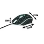 Mouse Gamer Clanm LED Rainbow, 3600dpi Jungle - Cl-mj806
