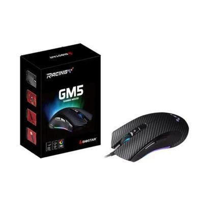 Mouse Gamer Biostar Gm5, RGB, 7200dpi, 8 Botões, Black - 3gm50iu720955