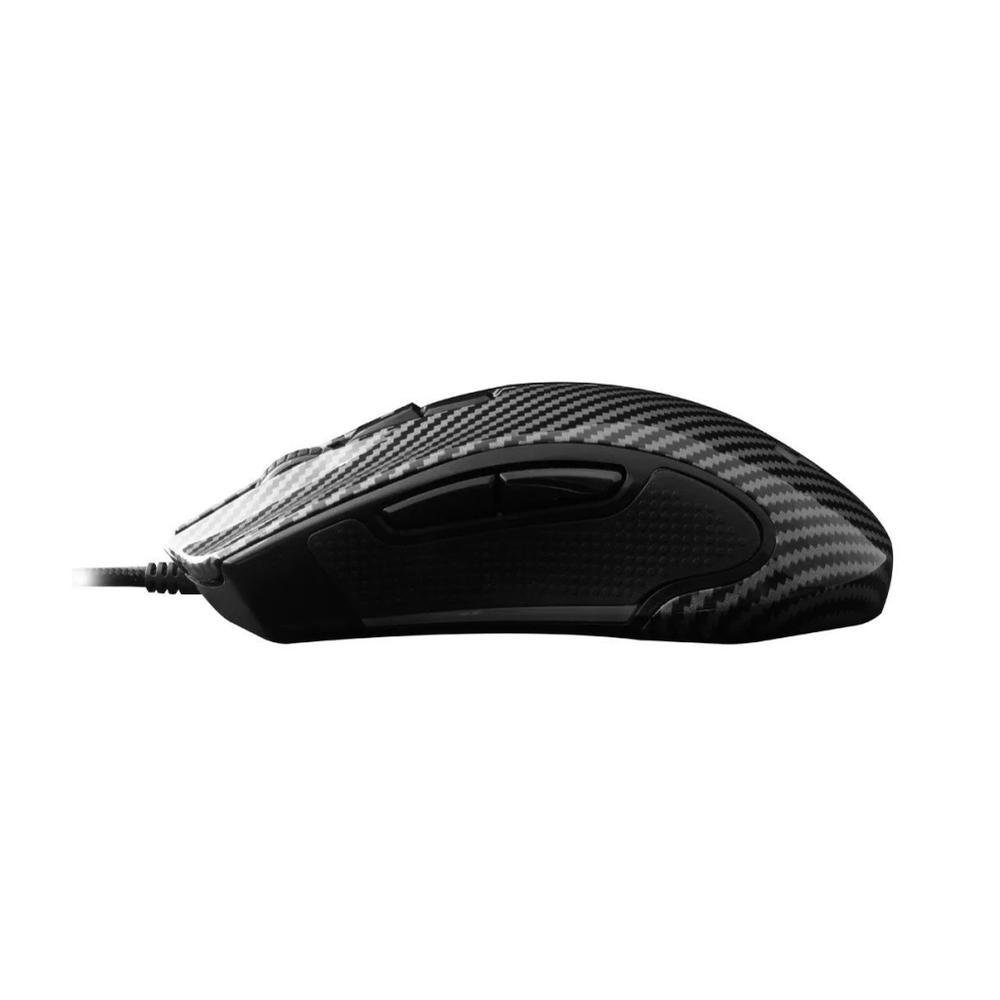 Imagem 3 de 3 do produto Mouse Gamer Biostar Gm5, RGB, 7200dpi, 8 Botões, Black - 3gm50iu720955