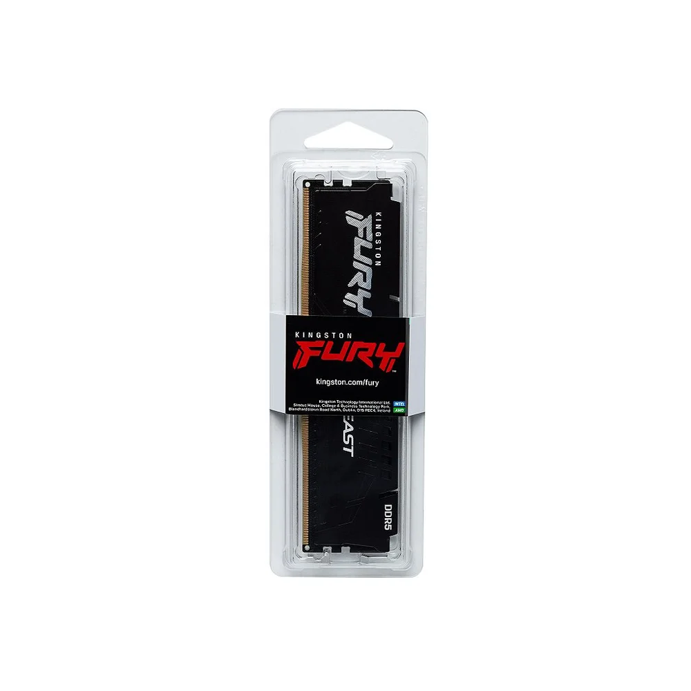 Imagem 3 de 4 do produto Memória Gamer Kingston Fury Beast, 8GB, DDR5, 5200mhz, Cl40 - KF552C40BB-8