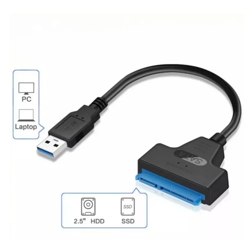 Imagem 4 de 4 do produto Cabo Adaptador Usb 3.0 Para Hd E SSD 2.5 - 29cm