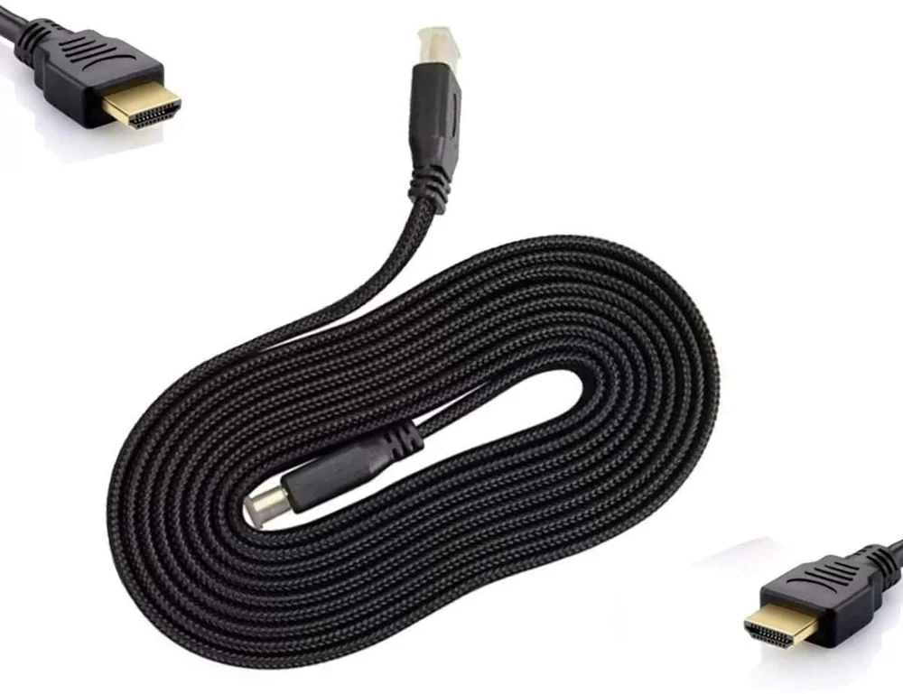 Imagem 4 de 5 do produto Cabo HDMI 2.0 164 3d, 4k, 2k, Flat, 10 Metros - Tomate