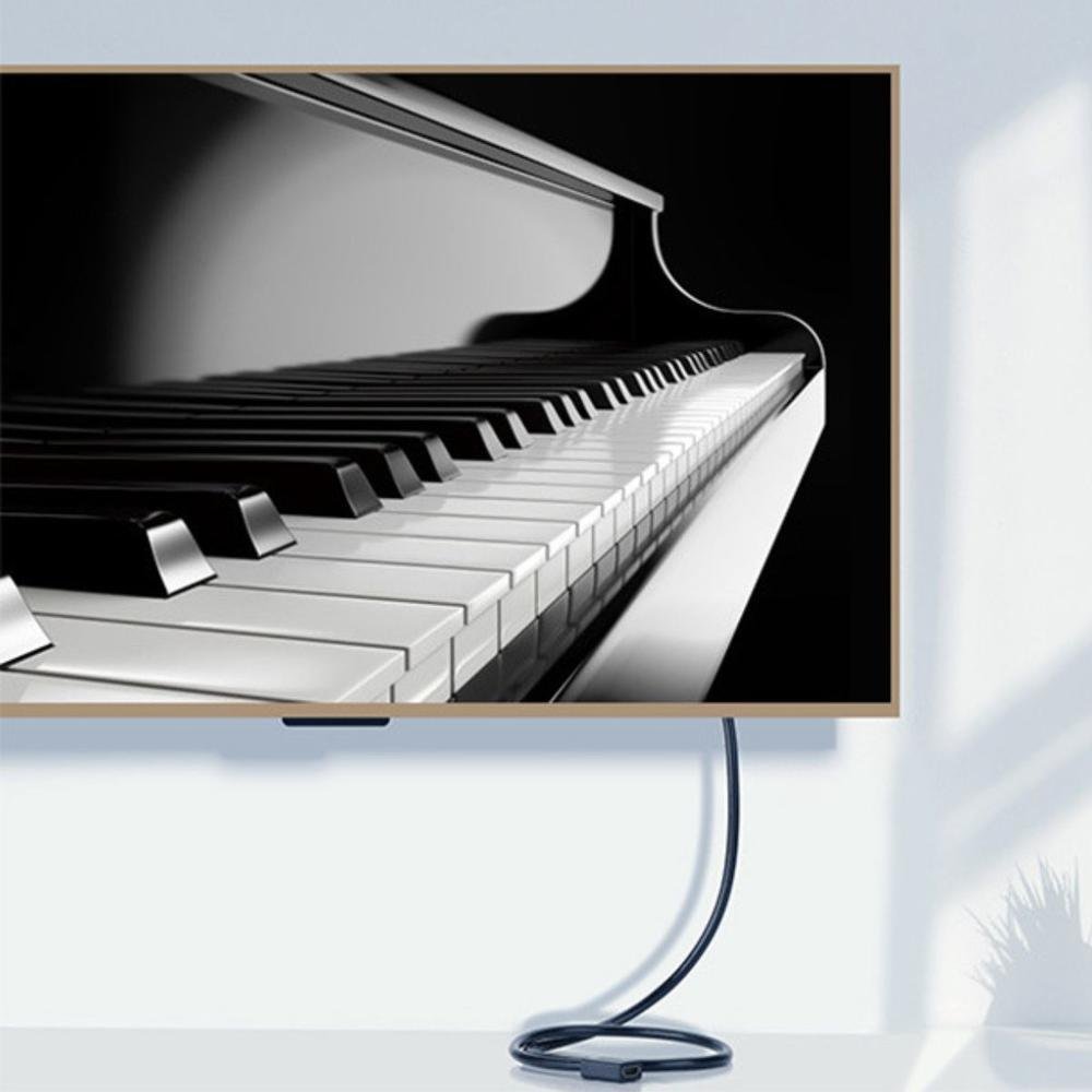 Imagem 4 de 5 do produto Cabo Fio Extensor HDMI Fêmea Macho, 1.5 Metros, 4k, 1080p, Prolongar Aumentar Ampliar Crescer - Preto