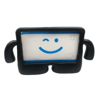 Capa Para Samsung Tablet Galaxy Tab A8, Tela 10.5 X200 X205, Infantil Bracinho Emborrachada - Preto