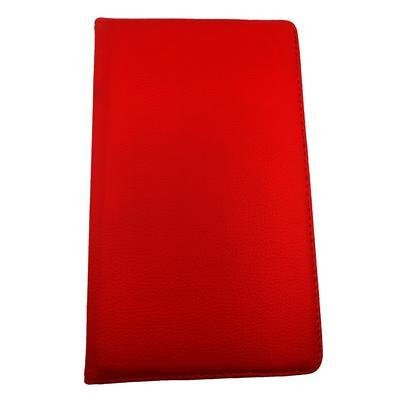 Capa Para Samsung Tablet Galaxy Tab A8, Tela 10.5, X200 X205 Carteira Lisa Flip Case - Vermelho