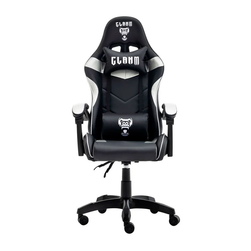 Cadeira Gamer  Clanm,Preta E Cinza Mount
