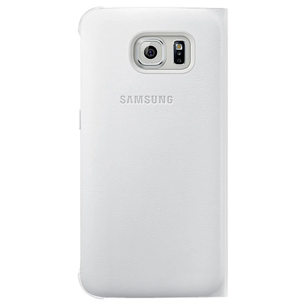 Imagem 3 de 4 do produto Capa Carteira Samsung, Para Galaxy Flip Wallet S6 Edge, Branca - Sm-G925