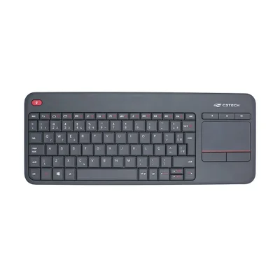 Teclado C3tech, Sem fio, C/ Touchpad, K-wt200bk