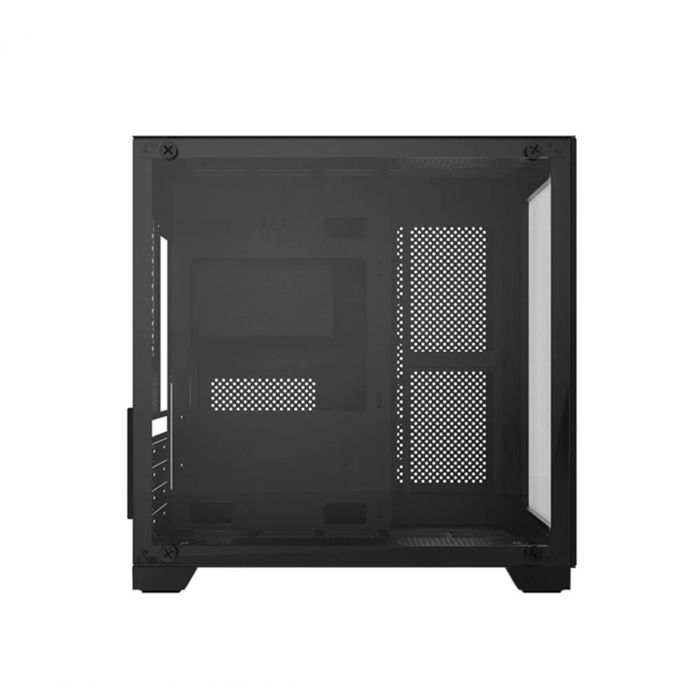 Imagem 5 de 5 do produto Gabinete Pcyes Forcefield Black Vulcan, Mid Tower, m-ATX, Frontal E Lateral Em Vidro Temperado, S/ Fans, Preto - Gffbvp