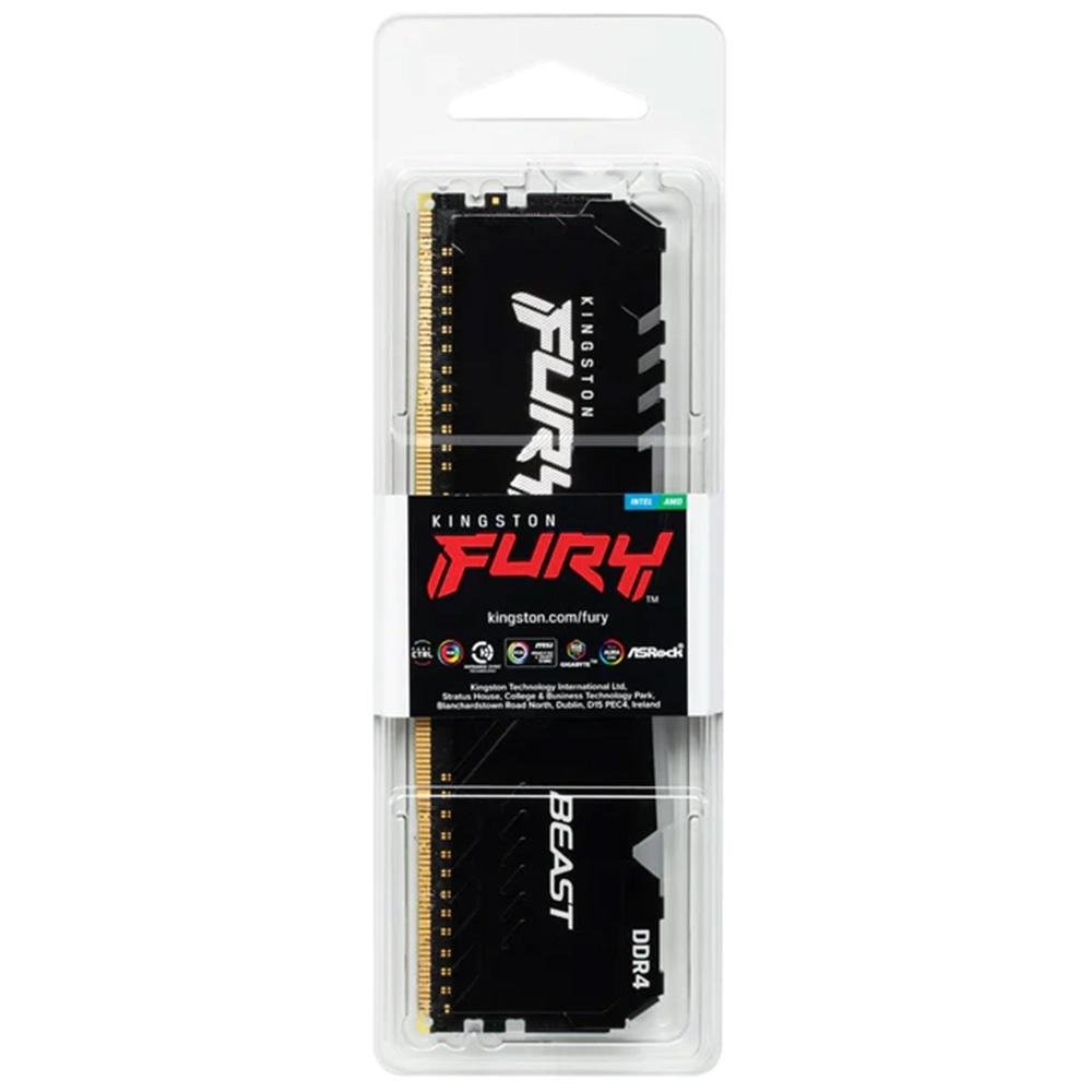 Memória Kingston 32GB DDR4 2666mhz Fury Black