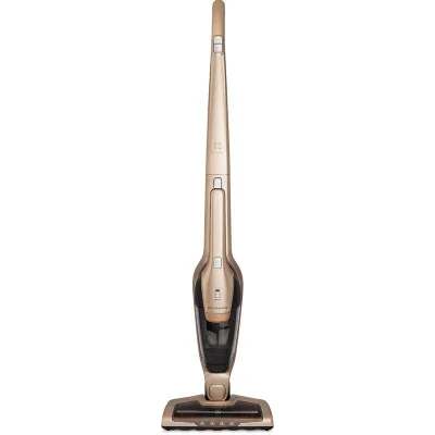 Aspirador De Pó Vertical Electrolux Ergorapido 2 Em 1,dourado Bocal Pet, Até 45 Min. Filtro Hepa, Função Brushrollclean, 460ml, Bivolt