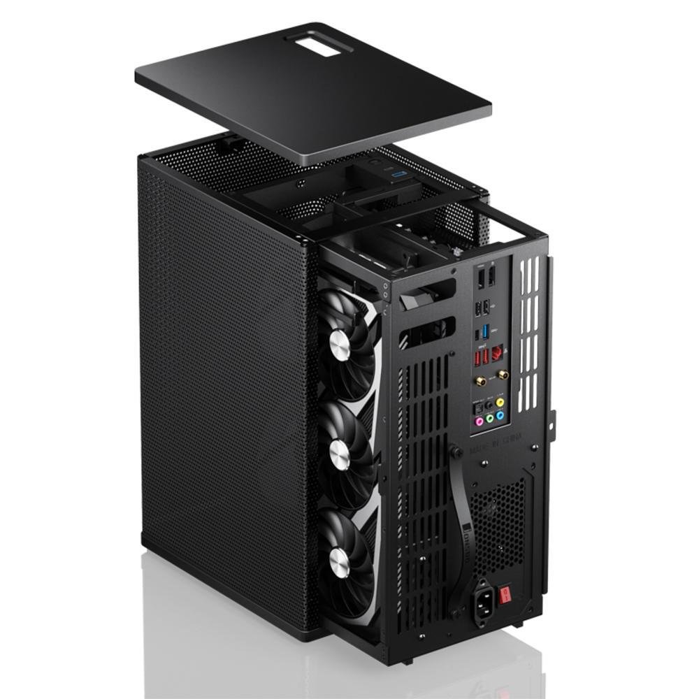 Imagem 2 de 5 do produto Gabinete Jonsbo, Preto, Mini Itx, Alumínio Vr3