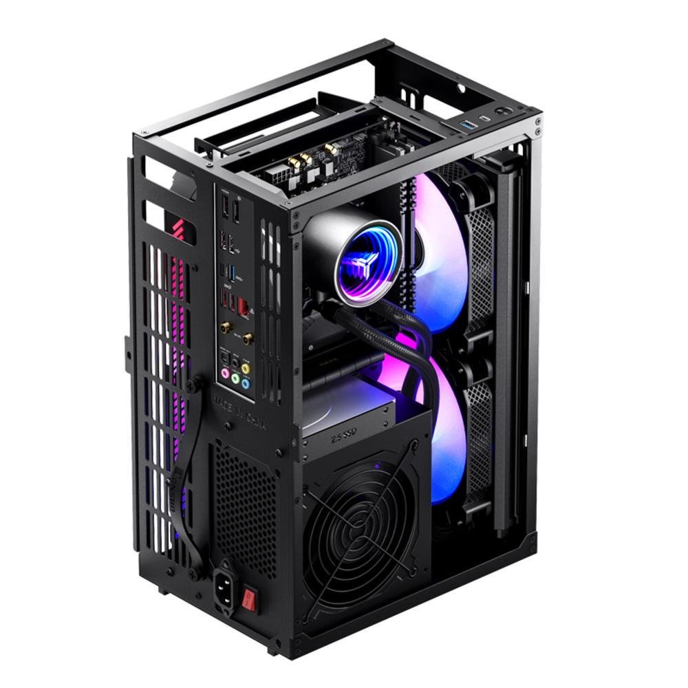 Imagem 3 de 5 do produto Gabinete Jonsbo, Preto, Mini Itx, Alumínio Vr3