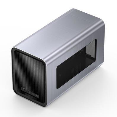 Gabinete Jonsbo, Prata, Mini Itx, Alumínio V11