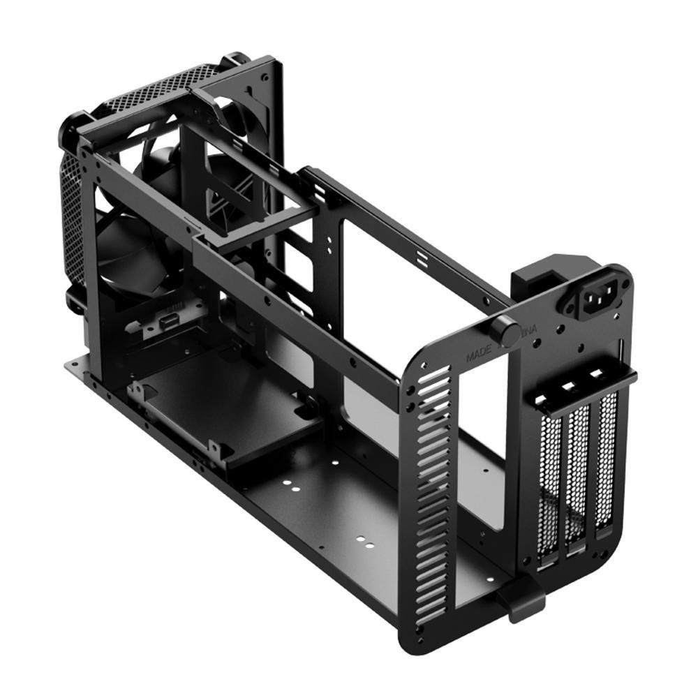 Imagem 2 de 5 do produto Gabinete Jonsbo, Prata, Mini Itx, Alumínio V11