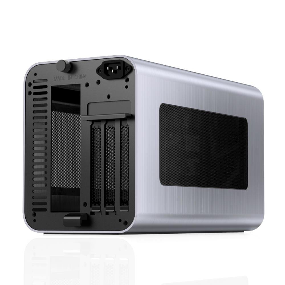 Imagem 5 de 5 do produto Gabinete Jonsbo, Prata, Mini Itx, Alumínio V11
