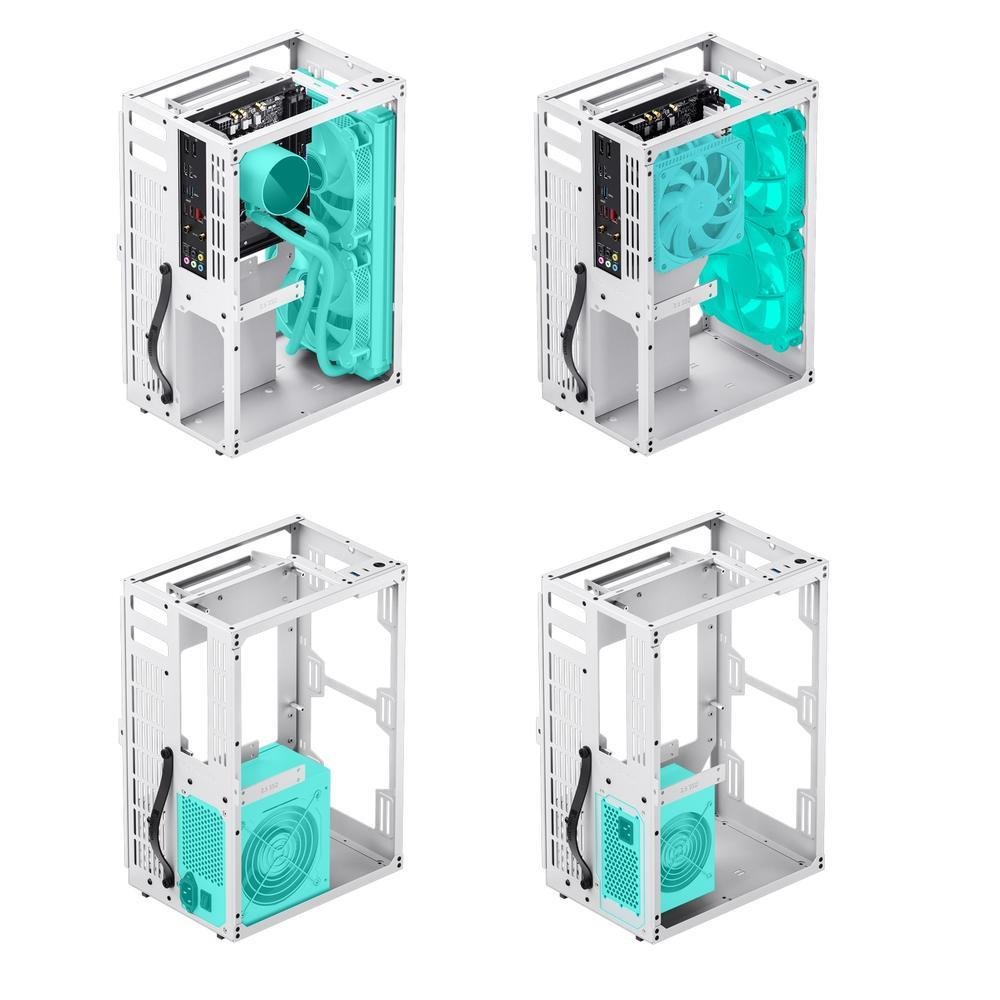 Gabinete Jonsbo, Branco Mini Itx, Alumínio Vr3 Gabinete Jonsbo, Branco Mini Itx, Alumínio Vr3