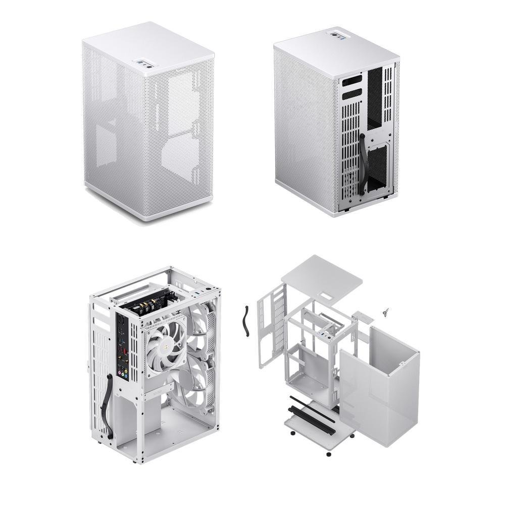 Gabinete Jonsbo, Branco Mini Itx, Alumínio Vr3 Gabinete Jonsbo, Branco Mini Itx, Alumínio Vr3