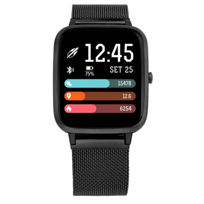 Relógio Smartwatch Mormaii Life Ref: Molifegae/7p, Gps - Black Milanese