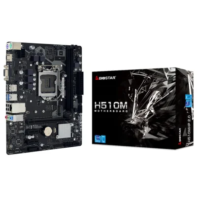 Placa Mãe Biostar H510mhp R2.0, DDR4, LGA1200, Micro ATX