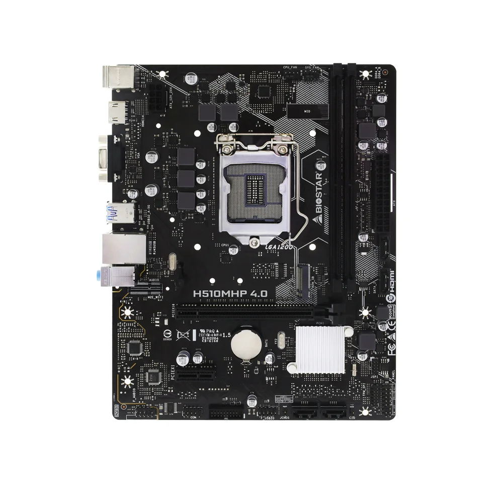 Imagem 3 de 5 do produto Placa Mãe Biostar H510mhp R2.0, DDR4, LGA1200, Micro ATX