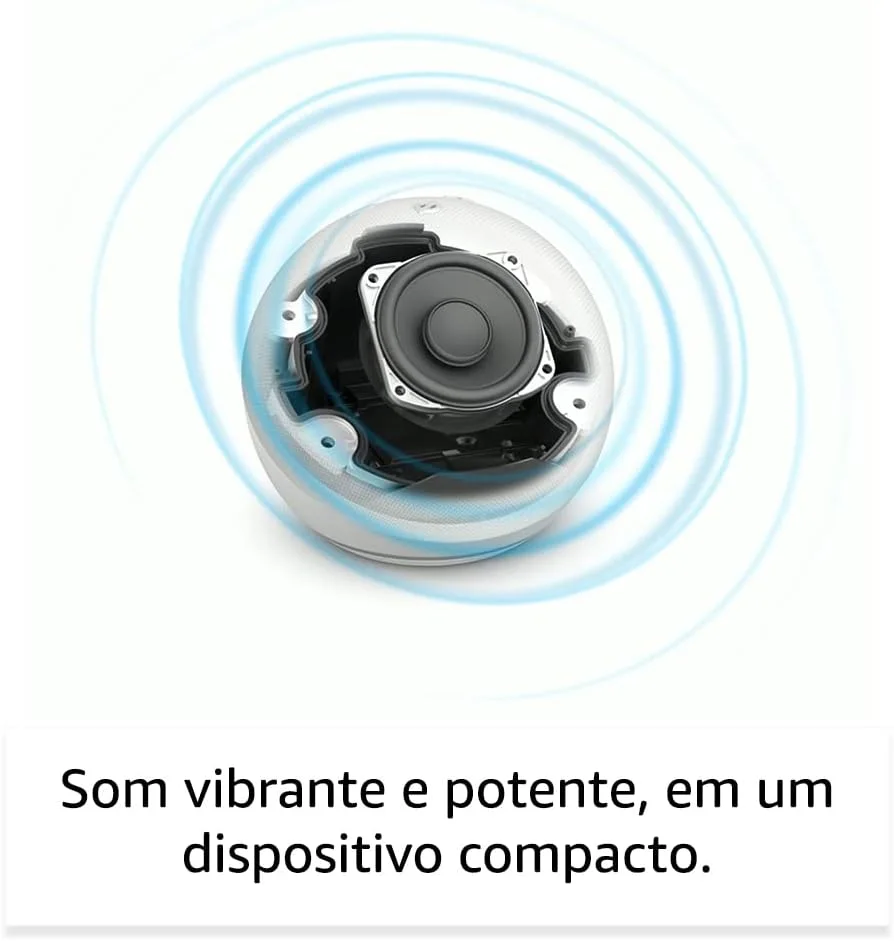 Smart Speaker Amazon Echo Dot 5ª Geração Com Alexa Azul Smart Speaker Amazon Echo Dot 5ª Geração Com Alexa Azul