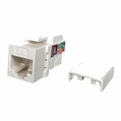 10x Conector Keystone Cat6 Fêmea Rj45 Tomada Gigabit