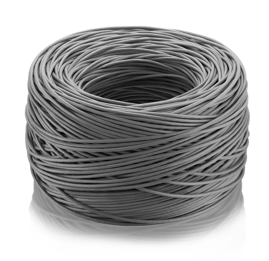 Imagem 3 de 5 do produto 25 Metros De Cabo Rede CAT6 Sohoplus Furukawa, 100% Cobre, Cinza