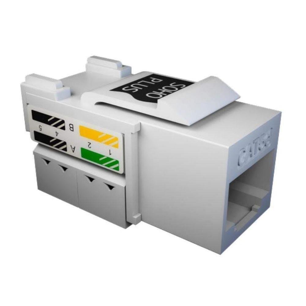 Imagem 2 de 4 do produto 25x Conector Keystone Fêmea CAT6, RJ45, Sohoplus Furukawa